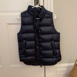 Shiny puffer vest